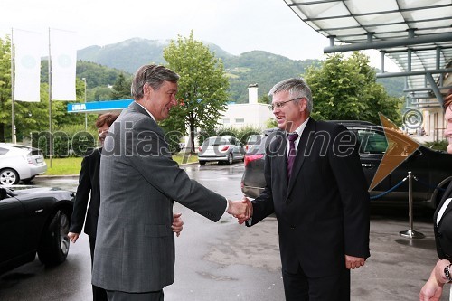 Dr. Danilo Türk, predsednik Republike Slovenije in mag. Samo Hribar Milič, predsednik Gospodarske zbornice Slovenije