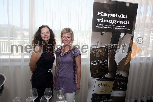 Jerneja Jančar in Barbika Žunič, Kapelski vinogradi