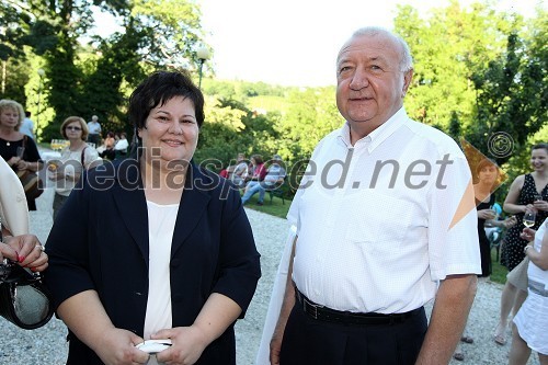 	Beata Lazar in Ladislav Lipič, svetovalec v kabinetu predsednika države RS