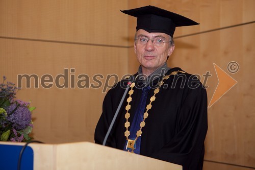 	Prof. dr. Danijel Rebolj, rektor Univerze v Mariboru 	 
