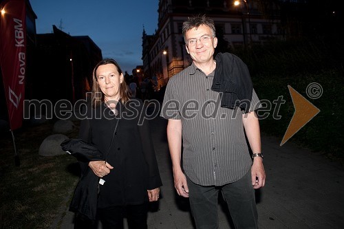 Suzana Rebolj in mož prof. dr. Danijel Rebolj, rektor Univerze v Mariboru