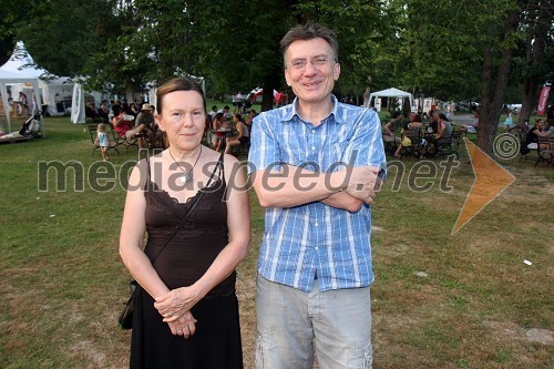 Suzana Rebolj in mož prof. dr. Danijel Rebolj, rektor Univerze v Mariboru