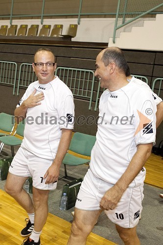 Radovan Žerjav, minister za gospodarski razvoj in tehnologijo, Janez Janša, predsednik Vlade RS