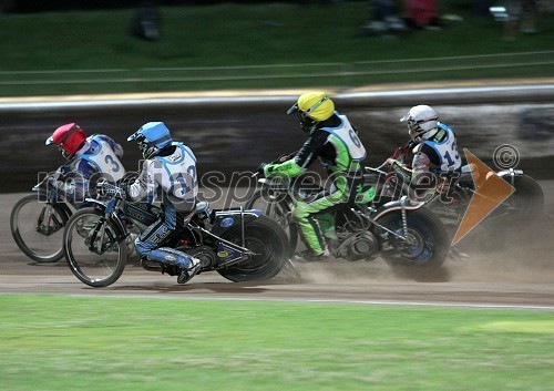 Jurica Pavlic (ST Unia Goričan), Dino Kovačič (SK Unia Goričan), Žiga Radkovič (AMD Krško) in Denis Štojs (AMD Krško)