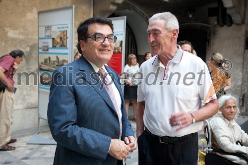 Costas Leontiou, veleposlanik Cipra v Sloveniji in Aleš Čerin podžupan Mestne občine Ljubljana