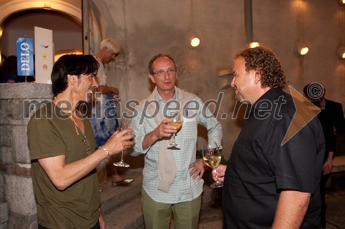 Gil Roman, umetniški vodja Bejart Balleta, ... in Darko Brlek, direktor Festivala Ljubljana