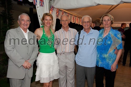 Tine Šrot, nedkanji olimpijec, Brigita Langerholc, nekdanja športnica, Miro Cerar, nekdanji gimnastičar in predsednik Olimpijske akademije ter ambasador za fair play, ... in Marijana Lubej, nekdanja športnica