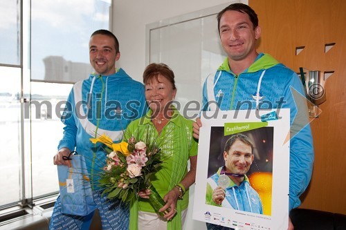 Primož Kozmus, prihod srebrnega olimpijca v Slovenijo