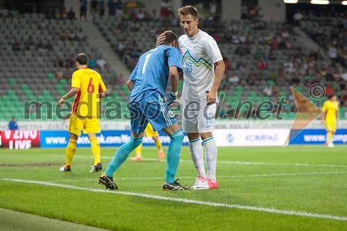 Bogdan Lobont, nogometaš in Valter Birsa, nogometaš