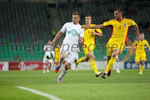 Zlatko Dedič, nogometaš in Gabriel Tamas, nogometaš