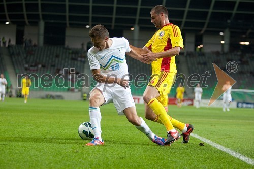 Zlatko Dedič, nogometaš in Gabriel Tamas, nogometaš