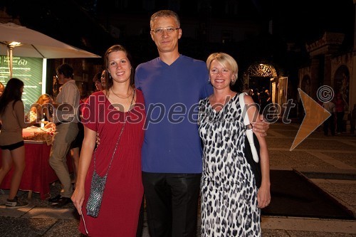 Katarina, oče dr. Igor Lukšič, nekdanji minister za šolstvo in šport in soproga  dr. Marta Macedoni Lukšič, pediatrinja