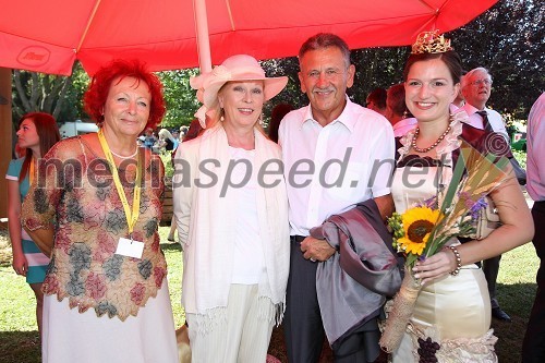 ..., ..., Anton Kampuš, župan Gornje Radgone in Martina Baškovič, Vinska kraljica Slovenije 2012