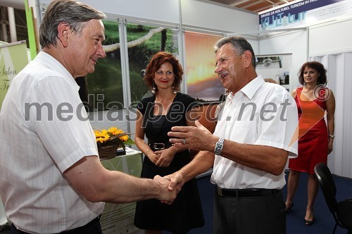 Dr. Danilo Türk, predsednik Republike Slovenije, Norma Bale, direktorica Kultprotur in Anton Kampuš, župan Gornje Radgone