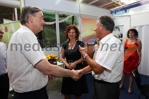 Dr. Danilo Türk, predsednik Republike Slovenije, Norma Bale, direktorica Kultprotur in Anton Kampuš, župan Gornje Radgone