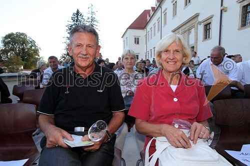 Anton Kampuš, župan občine Gornja Radgona in soproga Marija