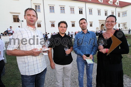 Franci Virtič, načelnik PP Tabor,  	Jure Struc, direktor marketinga družbe Pivovarna Laško d.d., Matjaž Dolamič in Aleksandra Kohek