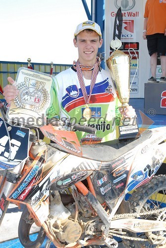 Tim Gajser, svetovni mladinski prvak v motokrosu