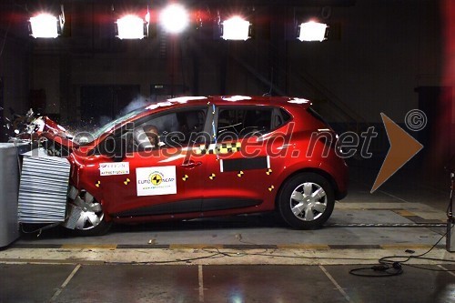 Novi Renault Clio tudi odličen na Euro NCAP