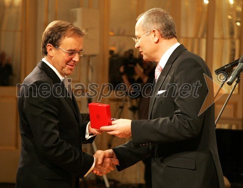 Milan Petek, poslanec LDS in Boris Sovič, mariborski župan v letih 1998-2006