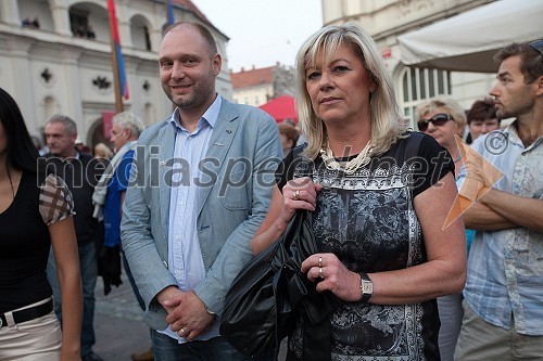 Mitja Čander, programski direktor javnega zavoda EPK Maribor 2012, Tatjana Mileta, direktorica GIZ Stari Maribor