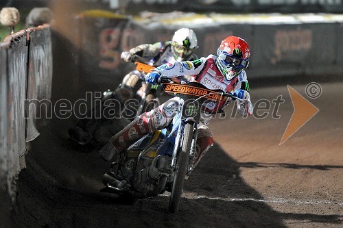 Chris Holder (Avstralija) in Tomasz Gollob (Poljska)