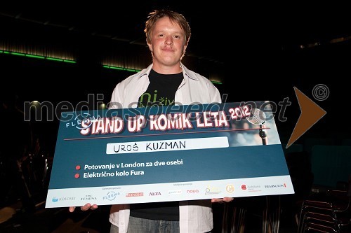 Uroš Kuzman, Stand up komik leta 2012