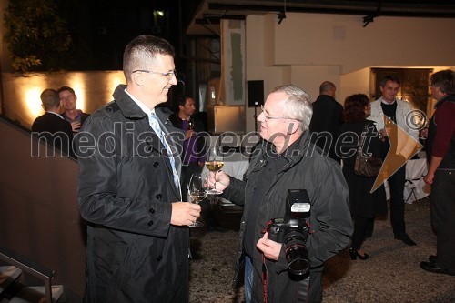 	Božidar Novak, direktor komunikacijske skupine SPEM in Boris Vugrinec, fotograf