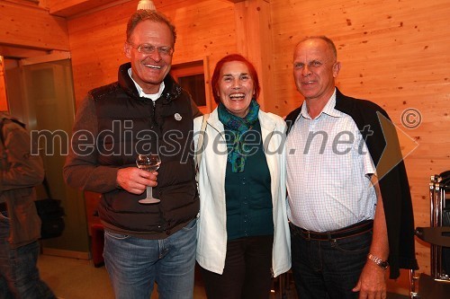 Janez Škrabec, direktor podjetja Riko d.o.o, Bernarda Kogovšek, France Ivanec