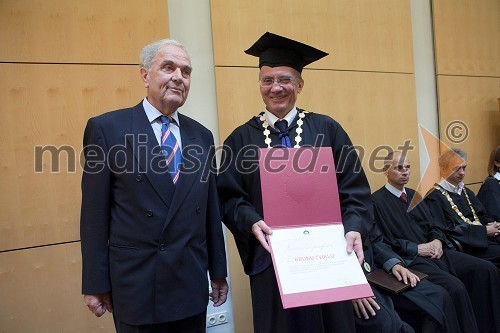 	Prof. dr. Bruno Cvikl, zaslužni profesor UM in prof. dr. Danijel Rebolj, rektor Univerze v Mariboru