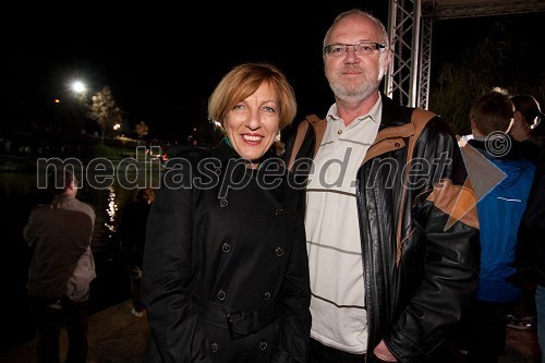 Viktorija Potočnik, nekdanja županja Mestne občine Ljubljana in Anton Colarič, nekdanji podžupan Mestne občine Ljubljana