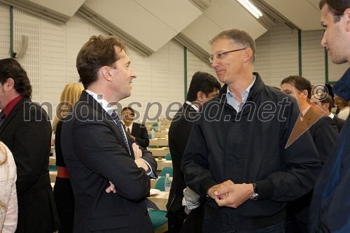 Gregor Virant, predsednik Državnega zbora in Igor Lukšič, nekdanji minister za šolstvo in šport