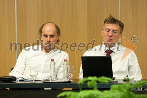 Prof. dr. Dragan Marušič, rektor Univerze na Primorskem, prof. dr. Danijel Rebolj, rektor Univerze v Maribor