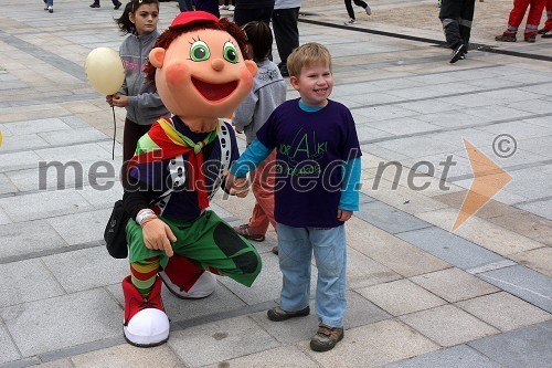 Jakec Korakec, maskota in mladi obiskovalec