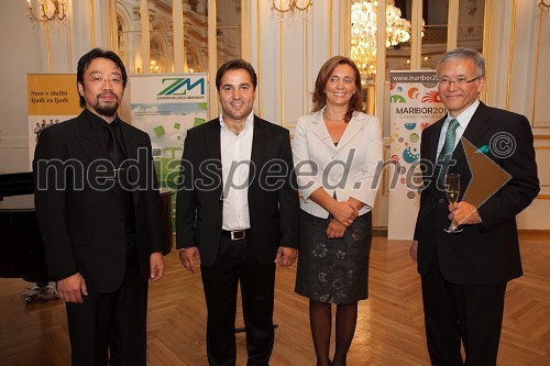 ..., Tim Ribič, tenorist, Suzana Žilič Fišer, generalna direktorica Zavoda Maribor 2012 - EPK, ...