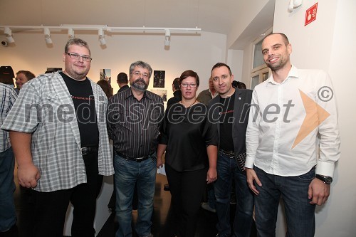 Gregor Grosman, soorganizator Fotomaratona, Branimir Ritonja, predsednik Fotokluba Maribor in član strokovne žirije fotomaratona, dr. Aleksandra Berberih Slana, direktorica Muzeja narodne osvoboditve Maribor, Borut Cvetko, soorganizator Fotomaratona, Mitja Sagaj, organizator Fotomaratona