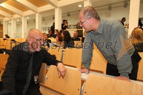 Prof. Grega Košak, častni član ZAPS 2012 in Rasto Kirn
