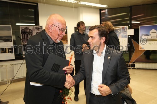 	Prof. Grega Košak, častni član ZAPS 2012 in Milan Rađenović, prejemnik Zelenega svinčnika 2012