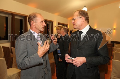 Udeleženec poslovnega kluba in Janez Škrabec, direktor podjetja Riko d.o.o.