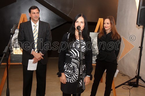 Juan Carlos Marsan Aguilera, Kubanski ambasador, Astrid Bah, podžupanja MOM in Nataša Kos, pomočnica programskega direktorja Zavoda Maribor 2012 - EPK