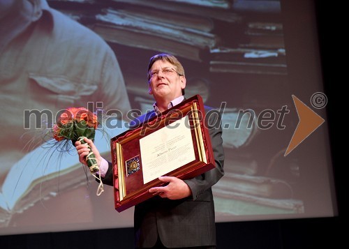 Alberto Pucer, dobitnik zlatega grba občine Piran