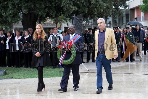 Meira Hot, podžupanja občine Piran, dr. Peter Bossman, župan občine Piran in ...