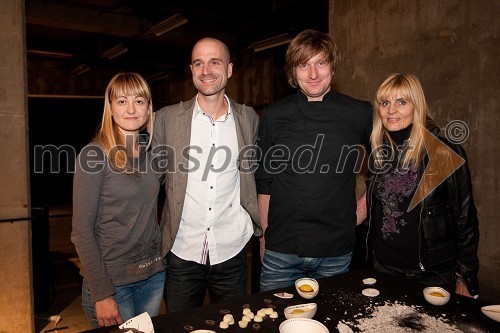 Jagoda Jejčič, oblikovalka, Andrej Mercina, arhitekt, Gorazd Potočnik, Lolita in Dada Jerovšek, Kaval Group