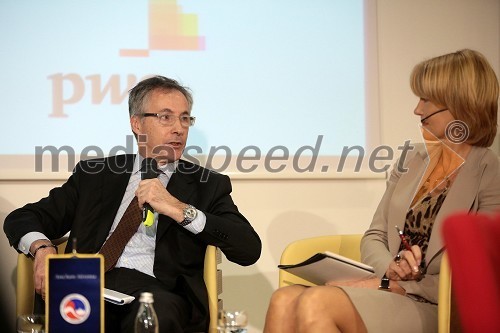 Mark Batten, Partner PWC, Nevenka Črešnar Pergar, direktorica NP Consulting