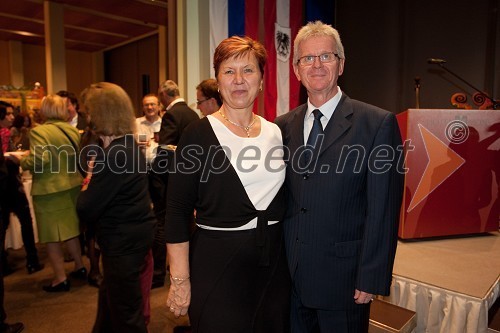 Milana in soprog dr. Petr Voznica, veleposlanik Češke republike v Sloveniji