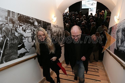 Maja Čepin Čander in soprog Mitja Čander, programski direktor javnega zavoda EPK Maribor 2012