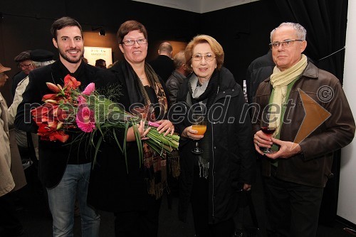 Dr. Gregor Jenuš, Arhiv Republike Slovenije, dr. Aleksandra Berberih Slana, direktorica Muzeja narodne osvoboditve Maribor, Meta Gabršček Prosenc in Peter Prosenc