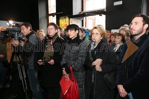 Dr. Aleksandra Berberih Slana, direktorica Muzeja narodne osvoboditve Maribor, mag. Tanja Roženbergar Šega, direktorica Muzeja novejše zgodovine Celje, Meta Gabršček Prosenc in dr. Gregor Jenuš, Arhiv Republike Slovenije