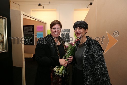 Dr. Aleksandra Berberih Slana, direktorica Muzeja narodne osvoboditve Maribor,  mag. Tanja Roženbergar Šega, direktorica Muzeja novejše zgodovine Celje