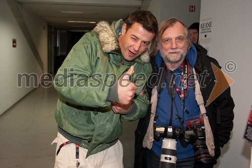 Klemen Klemen, raper in Tone Stojko, fotograf